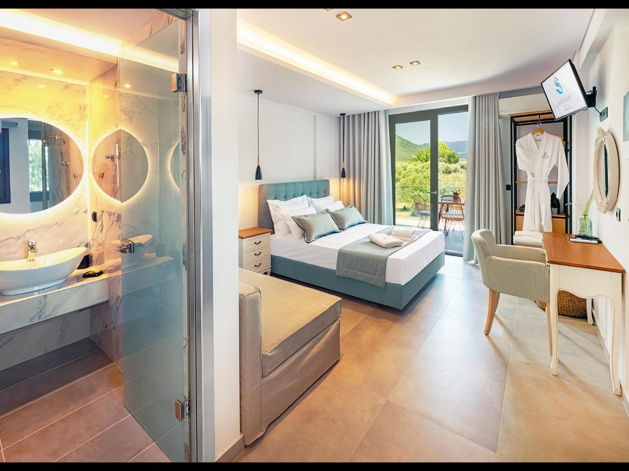 Aktaia Fresh Apartment Ormos Prinou  Bagian luar foto