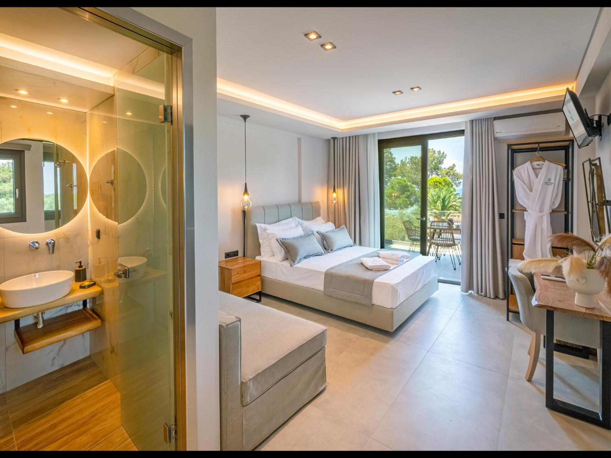 Aktaia Fresh Apartment Ormos Prinou  Bagian luar foto